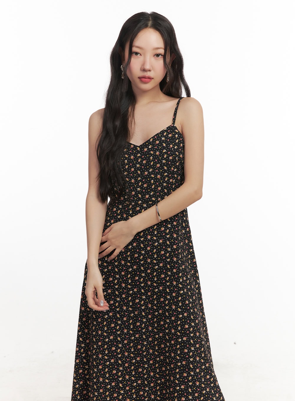 Sweetheart Floral Cami Maxi Dress CF520