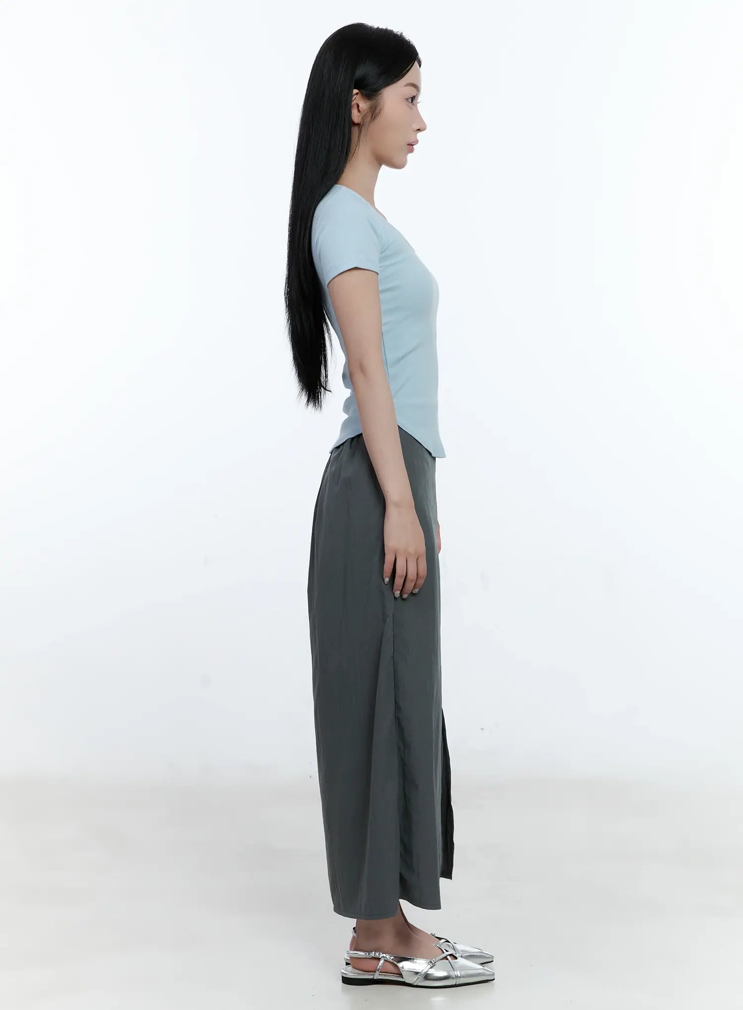 Pencil Slit Maxi Skirt CG501