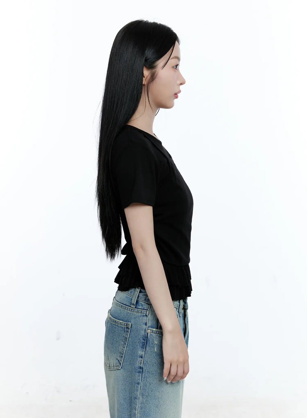 Layered Frill Short-Sleeve Tee CG512