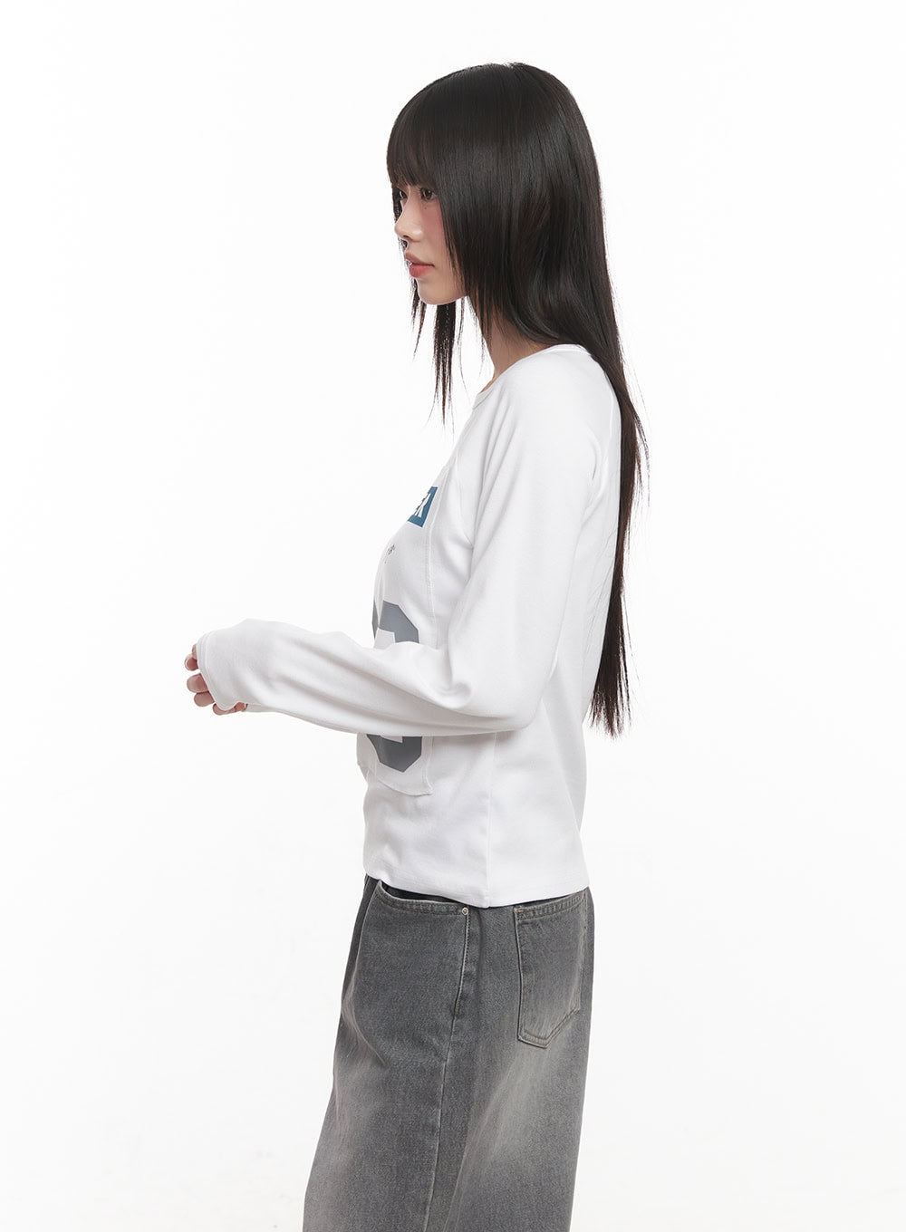 "93" Graphic Long Sleeve Top CM520