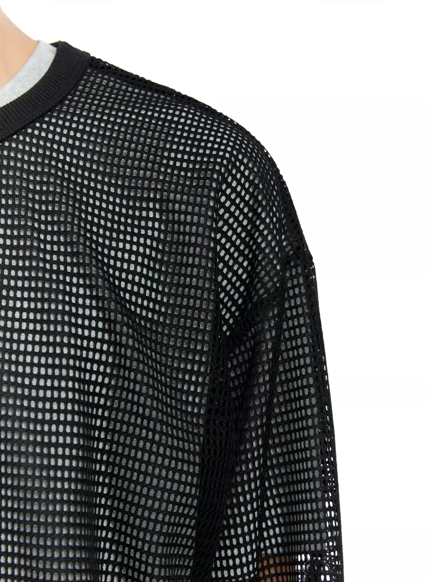 Men's Mesh Graphic Long Sleeve Tee IG520