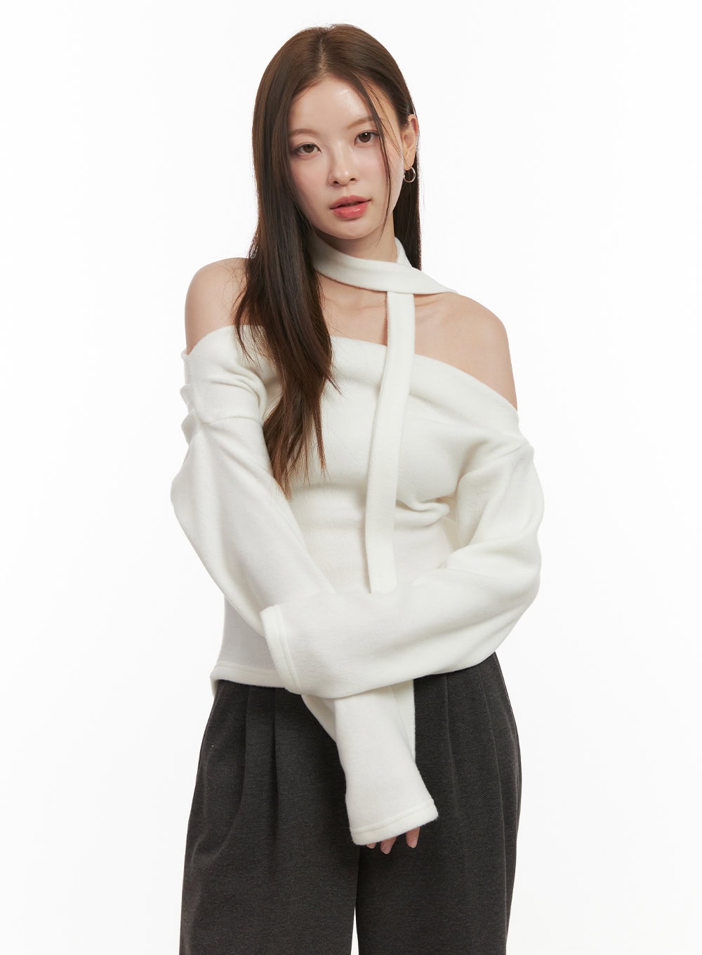 Long Sleeve Off Shoulder Blouse OD417