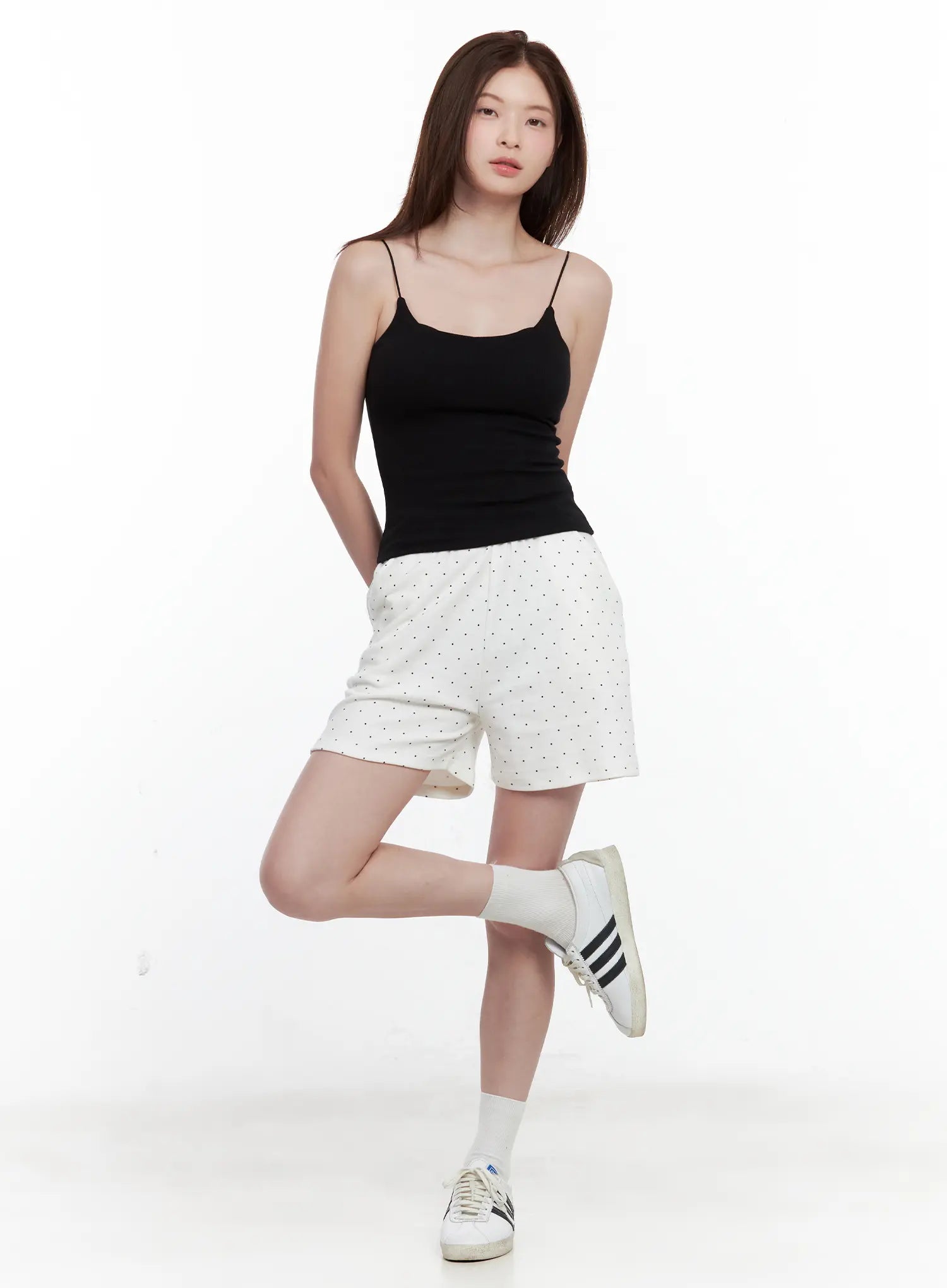 Comfy Polka Dot Sweatshorts CL502