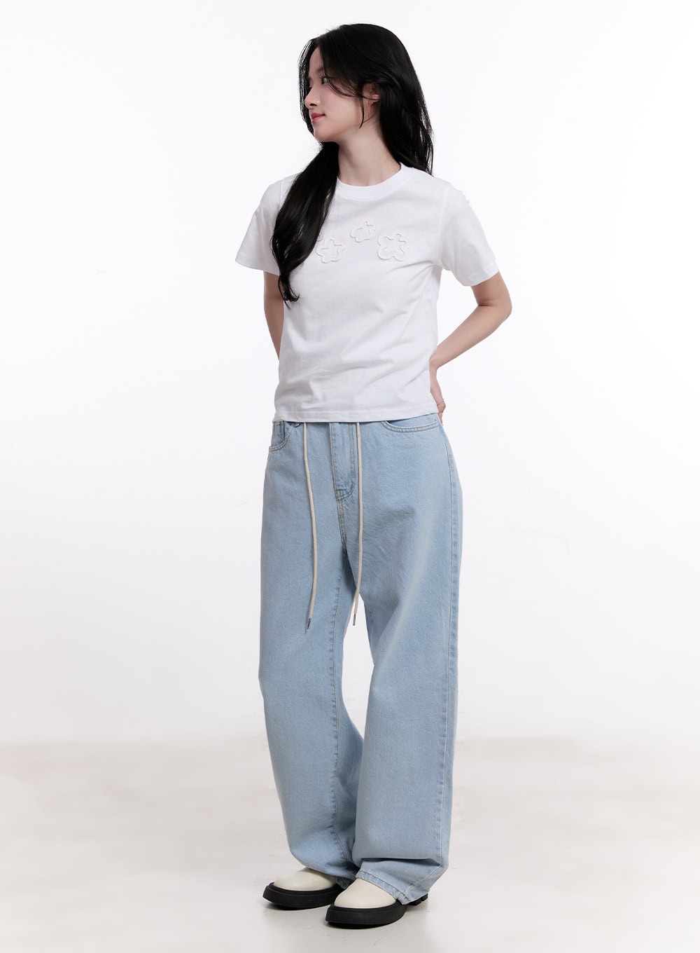 Flower Patch Crop Tee CM526