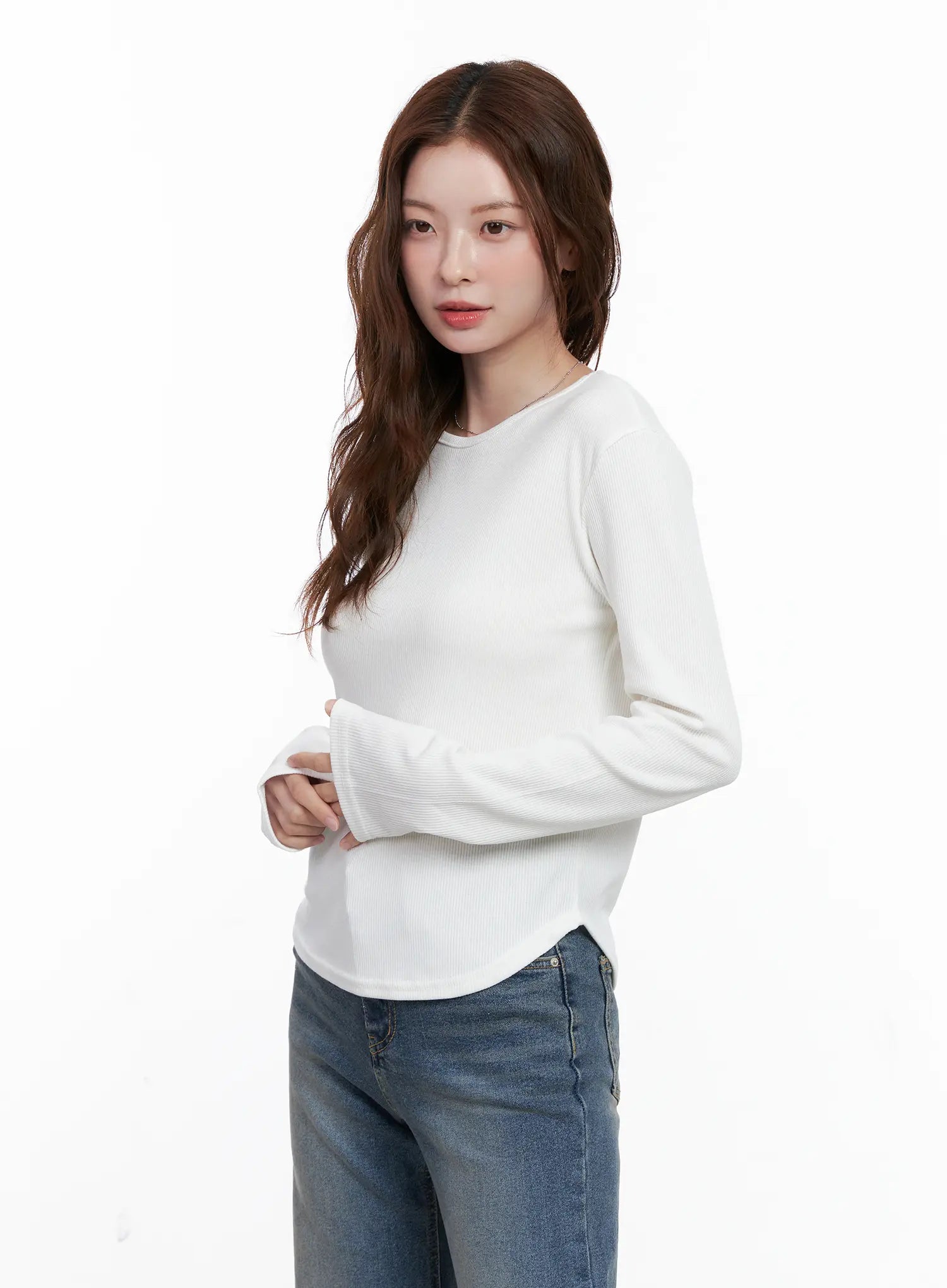 Crew Neck Long Sleeve Top CG520