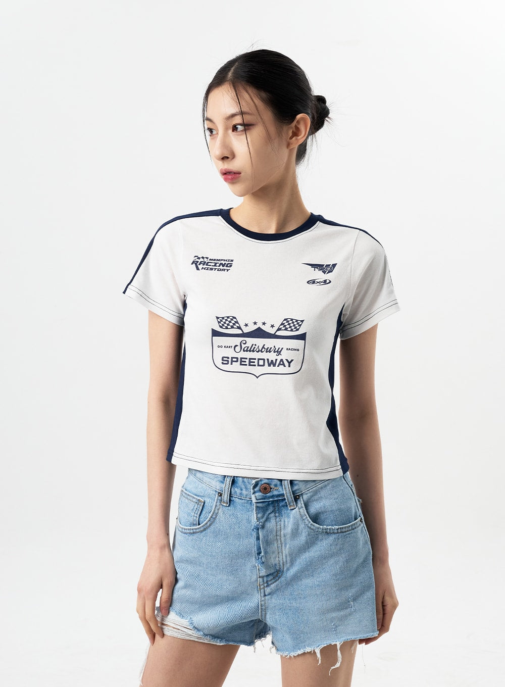 Graphic Two Color Tee CY312