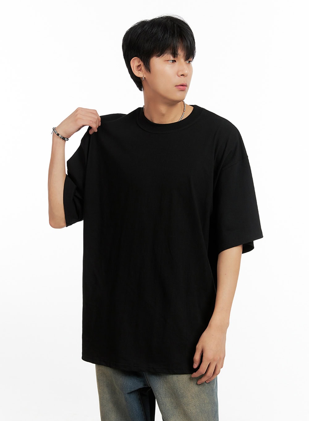 Men's Cotton Graphic Oversize T-Shirt IG402