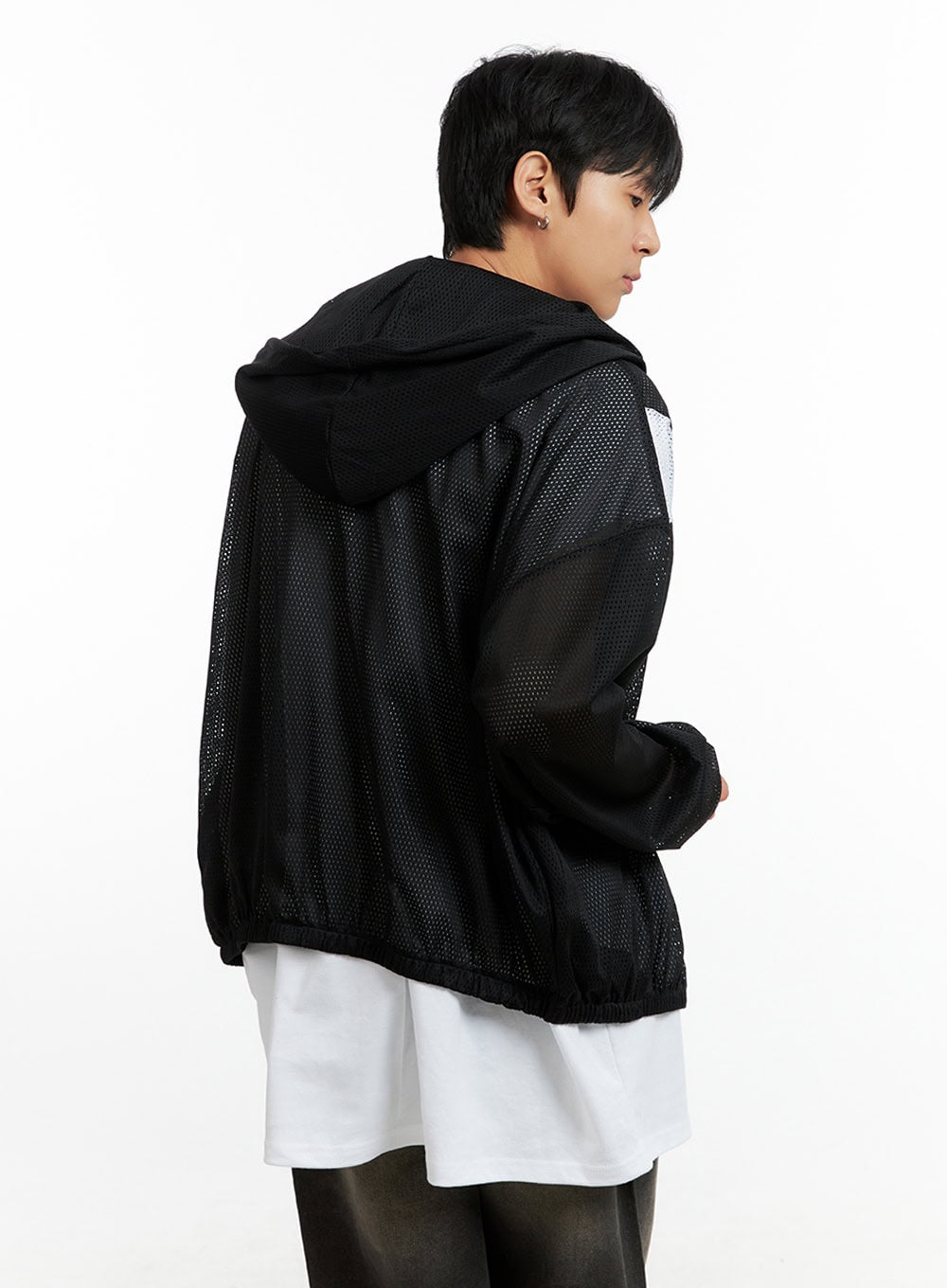 Men's Mesh Hoodie Jacket IG402