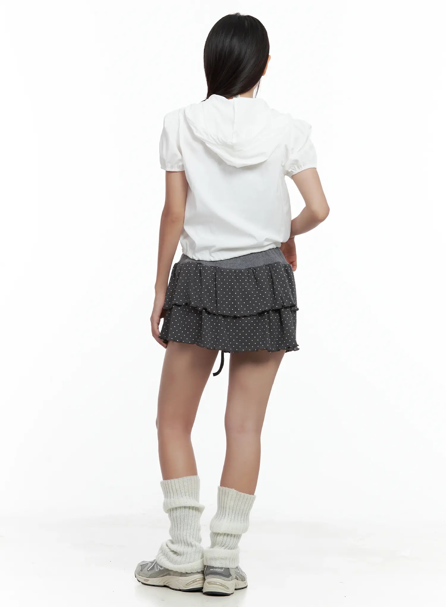 Casual Shirred Puff-Sleeve Jacket CL509