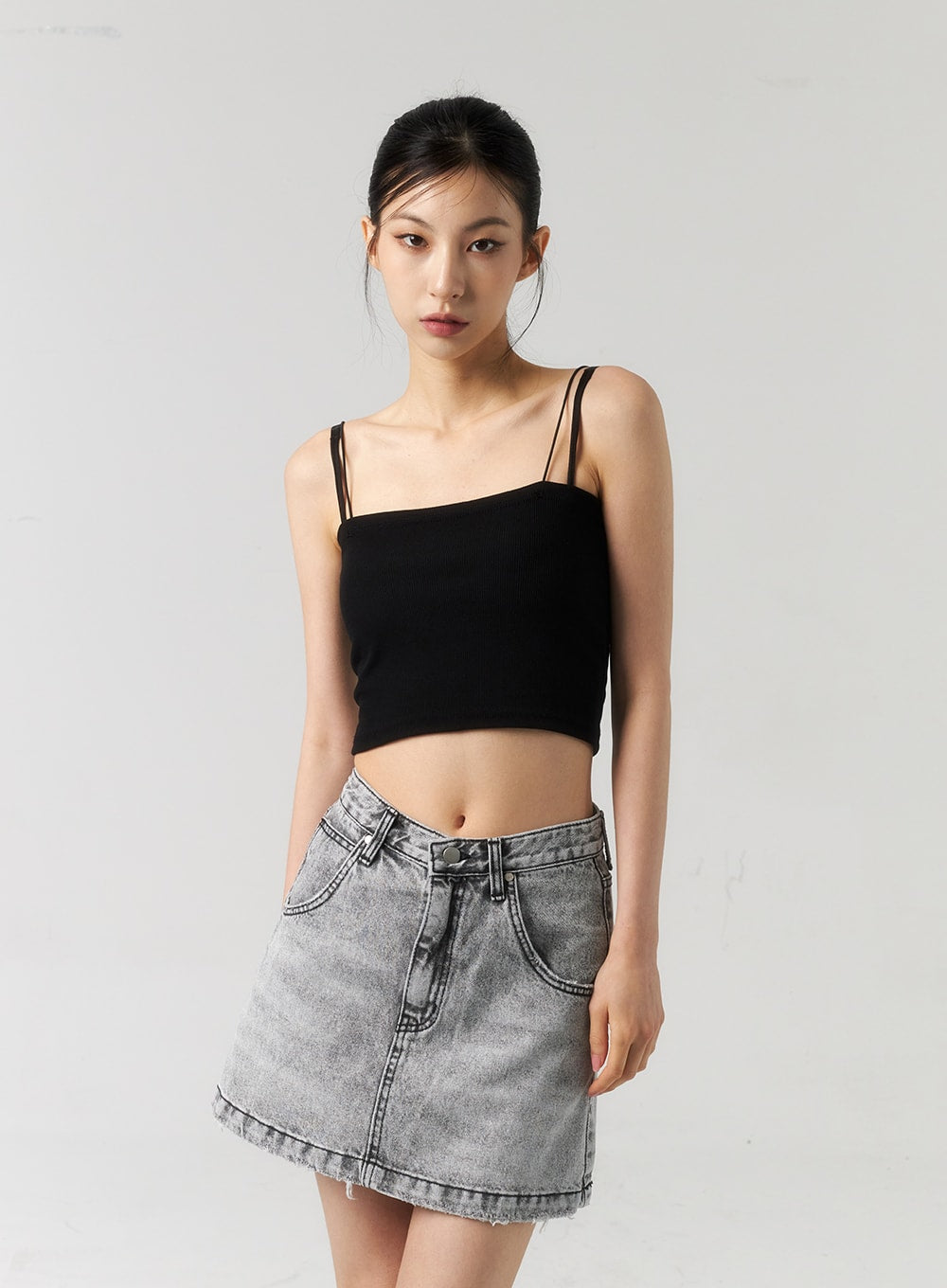 Thin Strap Cropped Top CU320