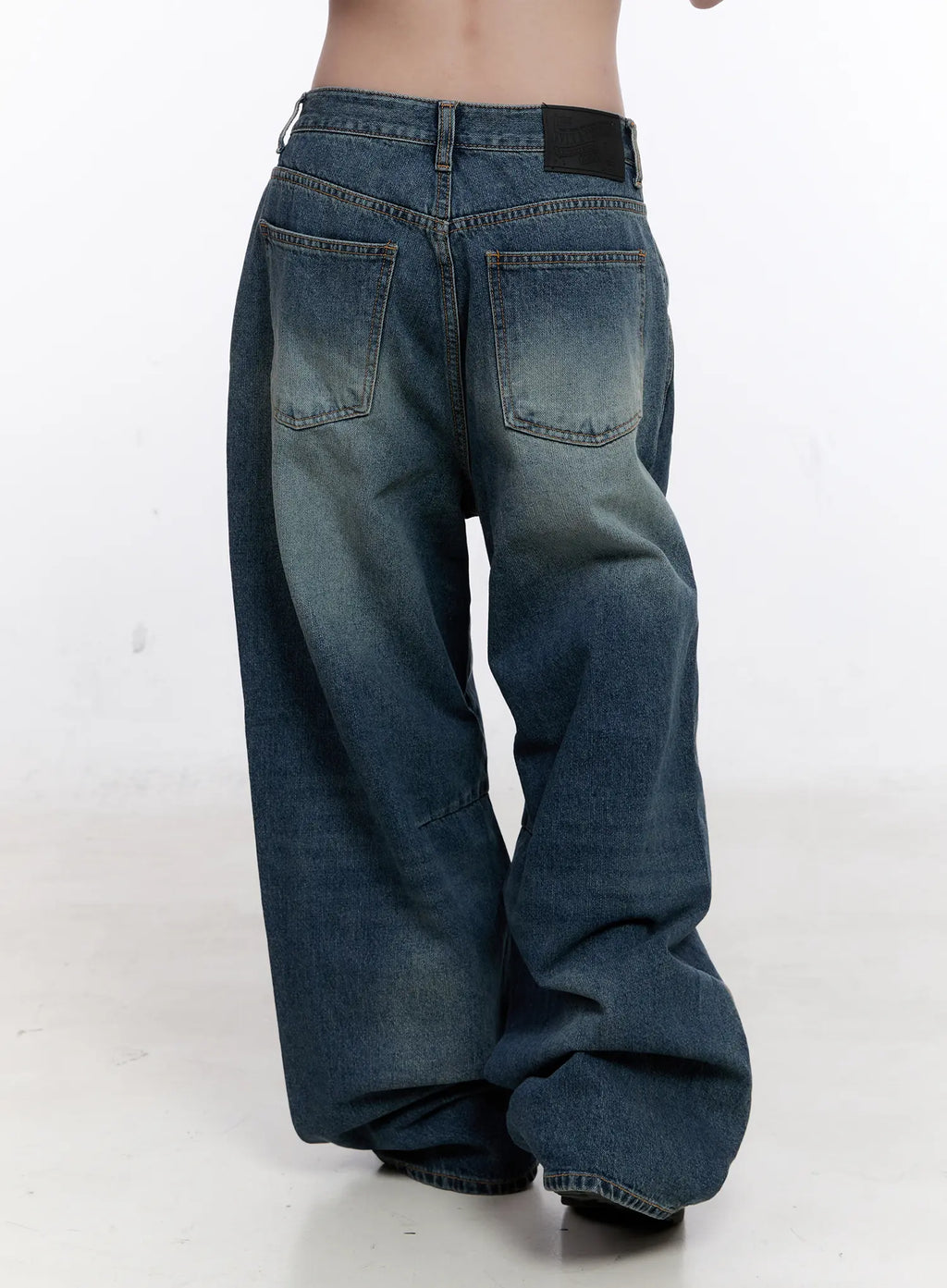 Mylah Washed Wide-Leg Jeans CO501