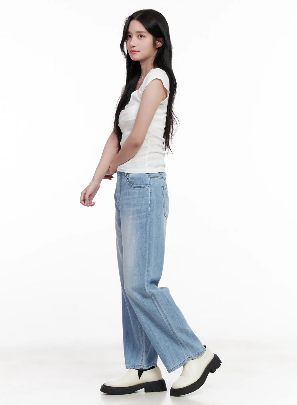 Shirred Cap-Sleeve Sweetheart Top CL515