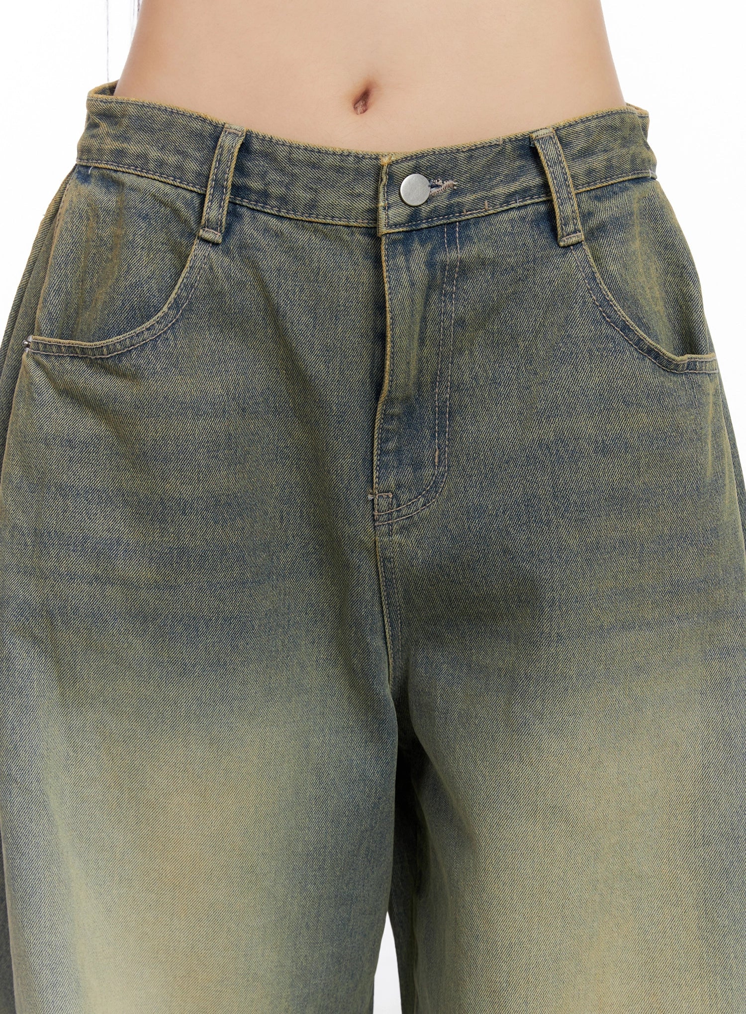 Milana Vintage Washed Baggy Jeans IS525