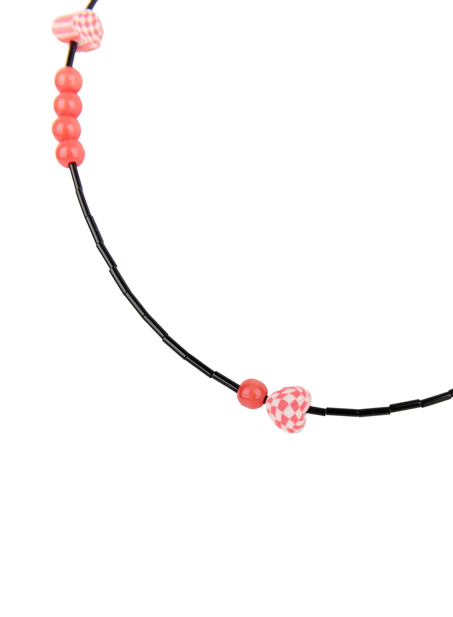 Red Bead Accent Necklace CC0608