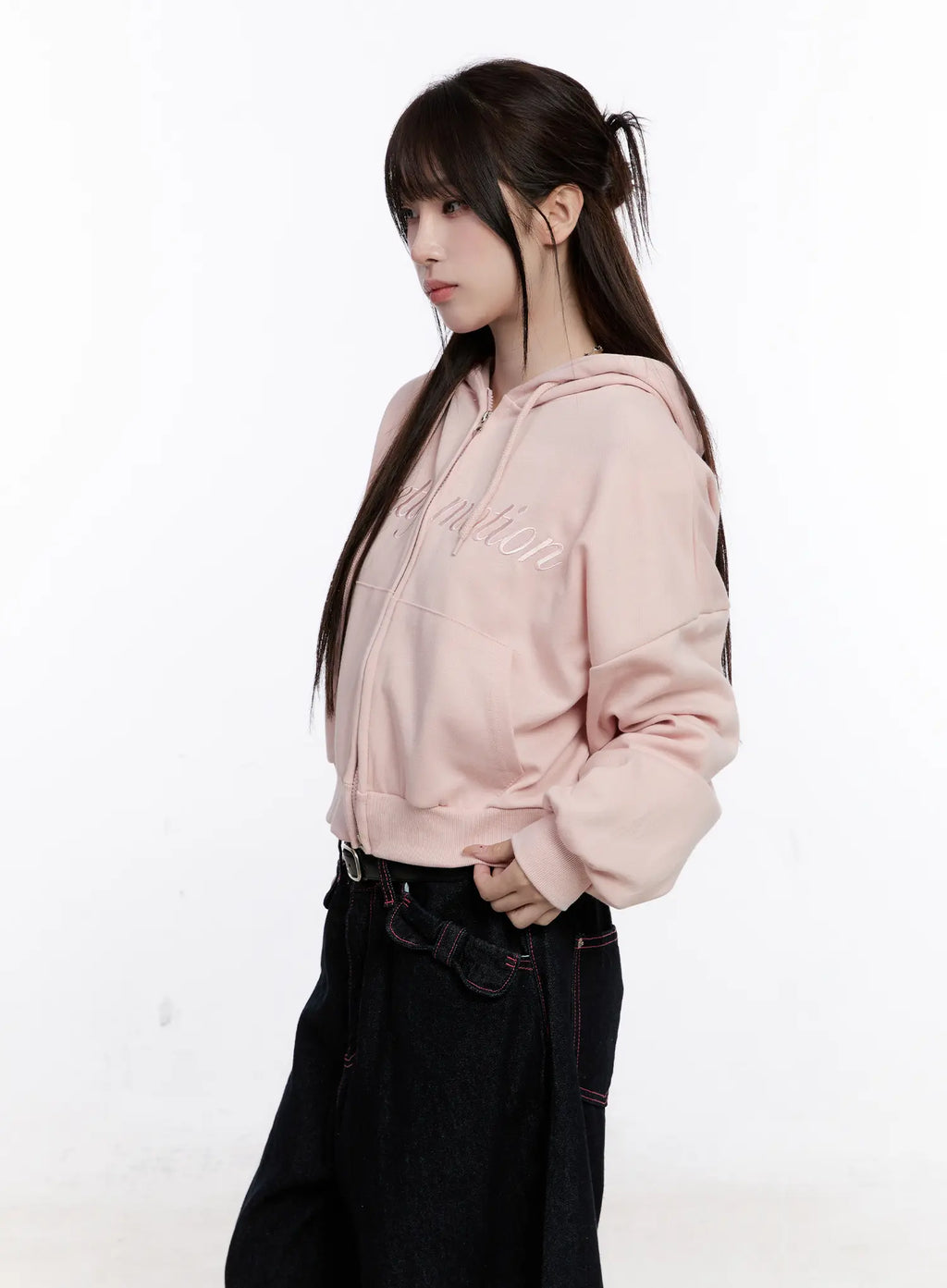 Printed Graphic Zip-up Hoodie CO501