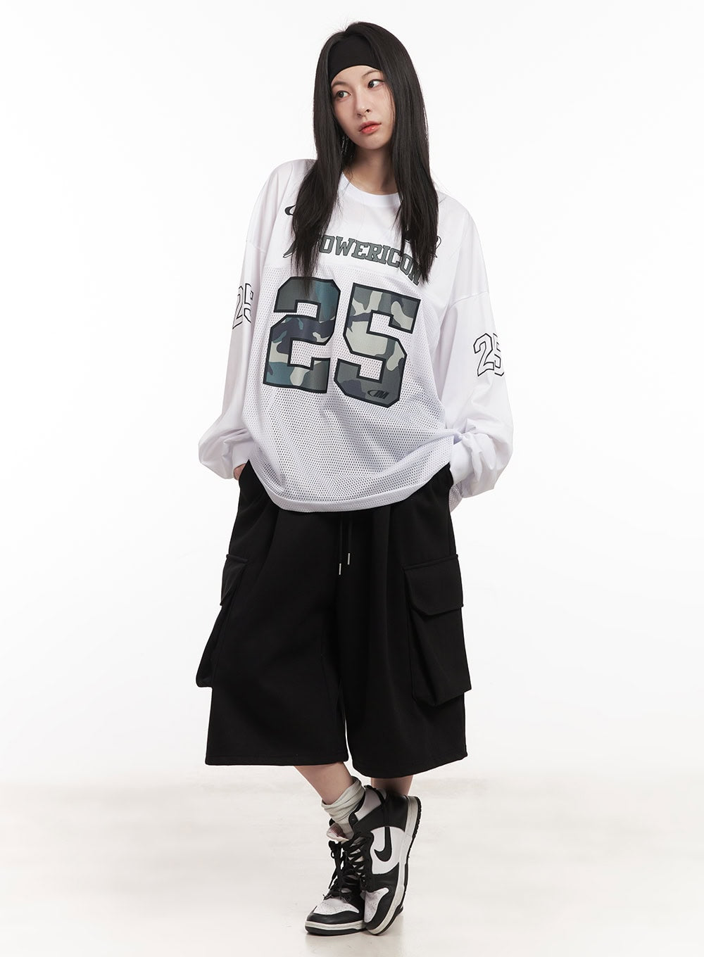 Cargo Oversized Bermuda Sweatshorts CM518