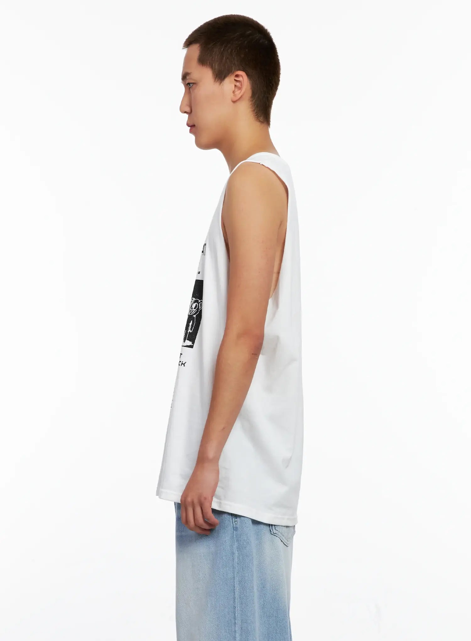 Men's Graphic Sleeveless Tee IG508