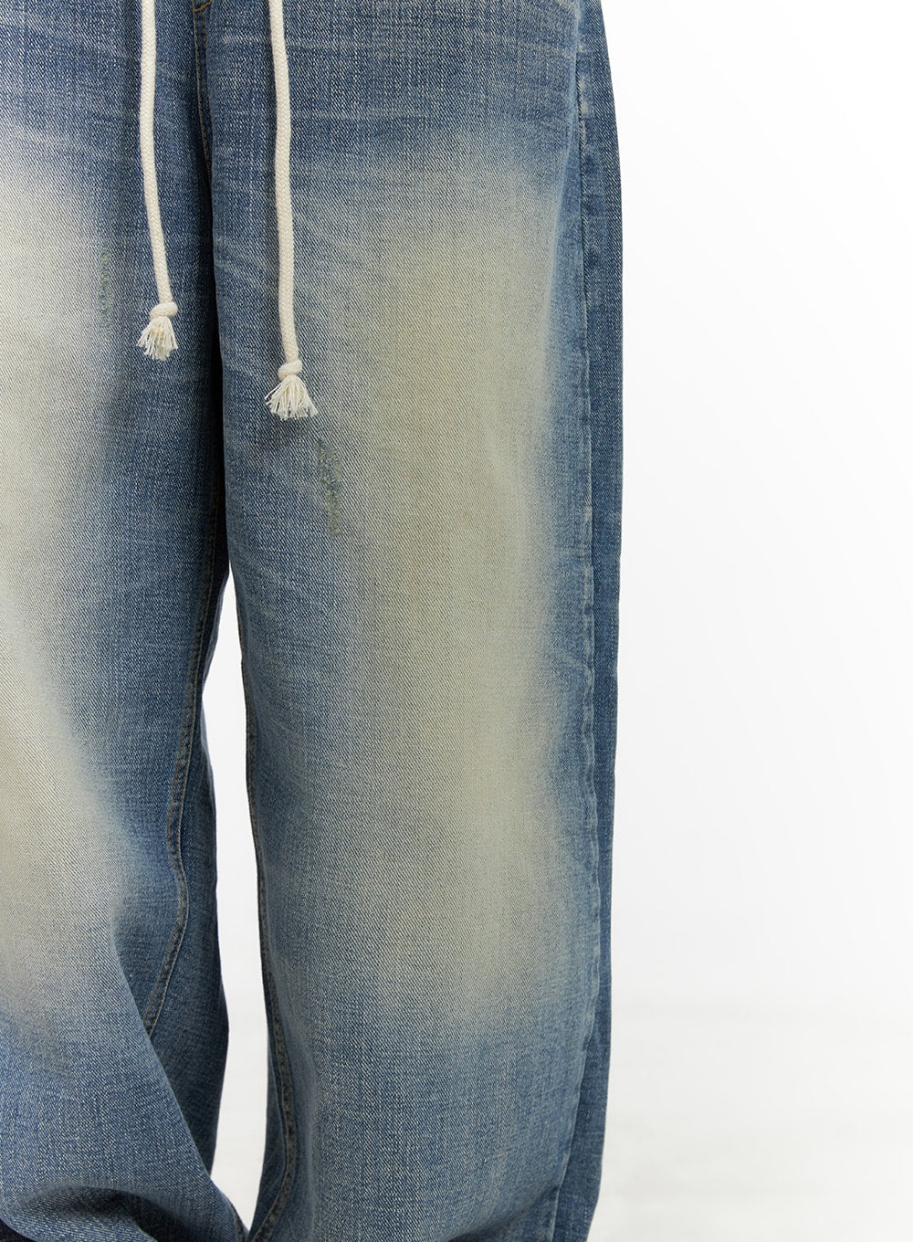 Vintage Drawstring Wide Fit Jeans CA418