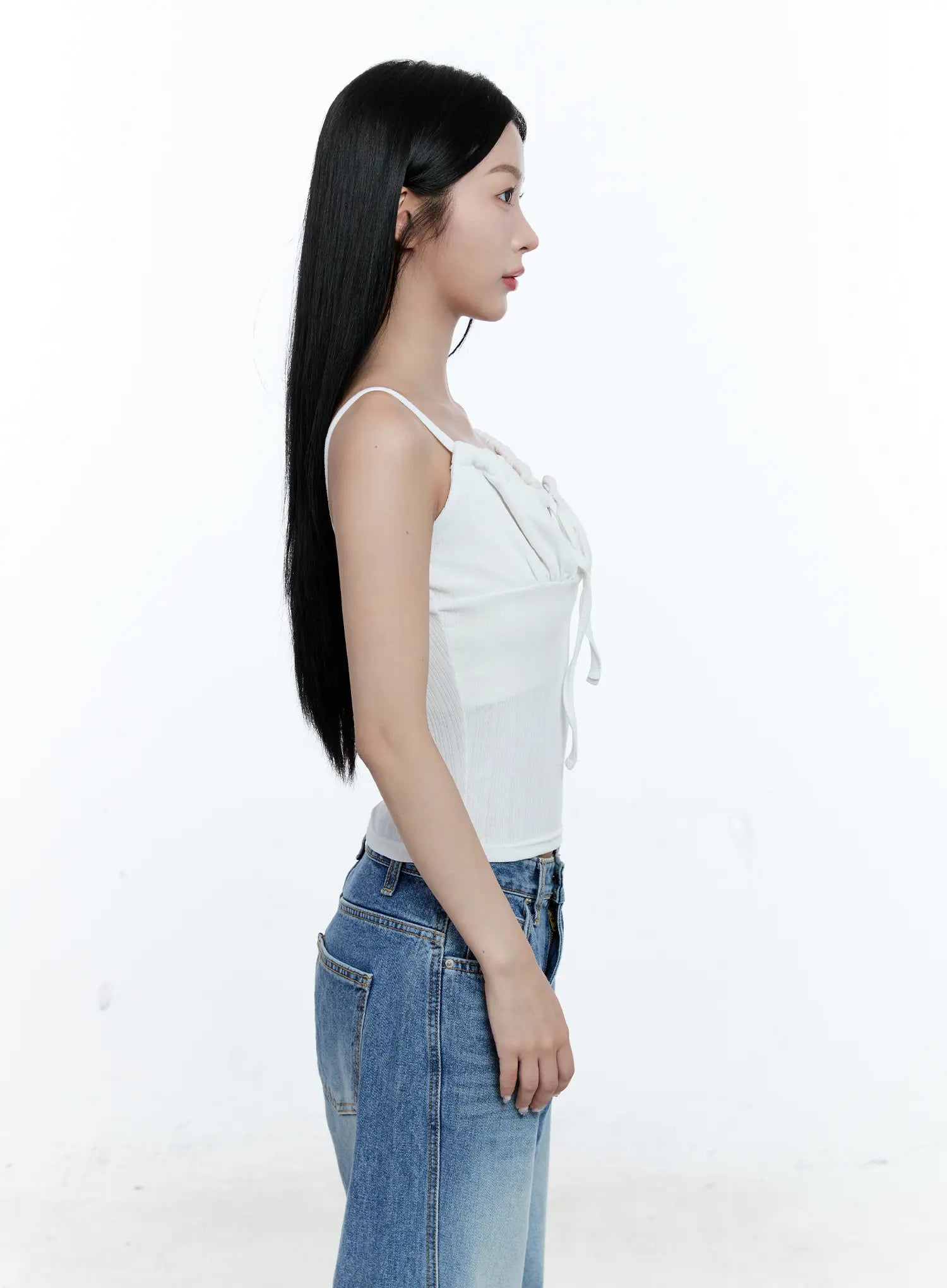 Ribbed Front-Tie Tank CG507