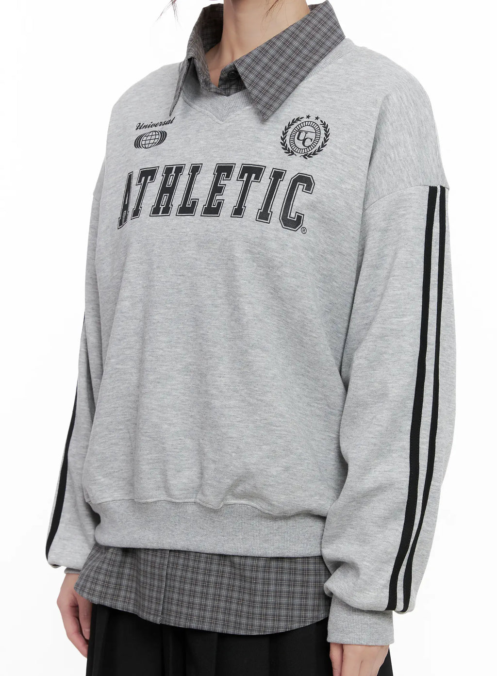 Athletic V-Neck Sweatshirt CG515