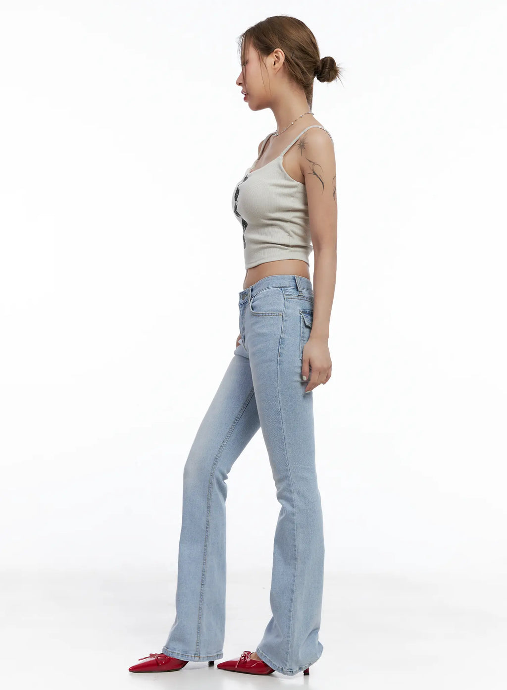 Yeojin Classic Flare Denim Jeans CL510