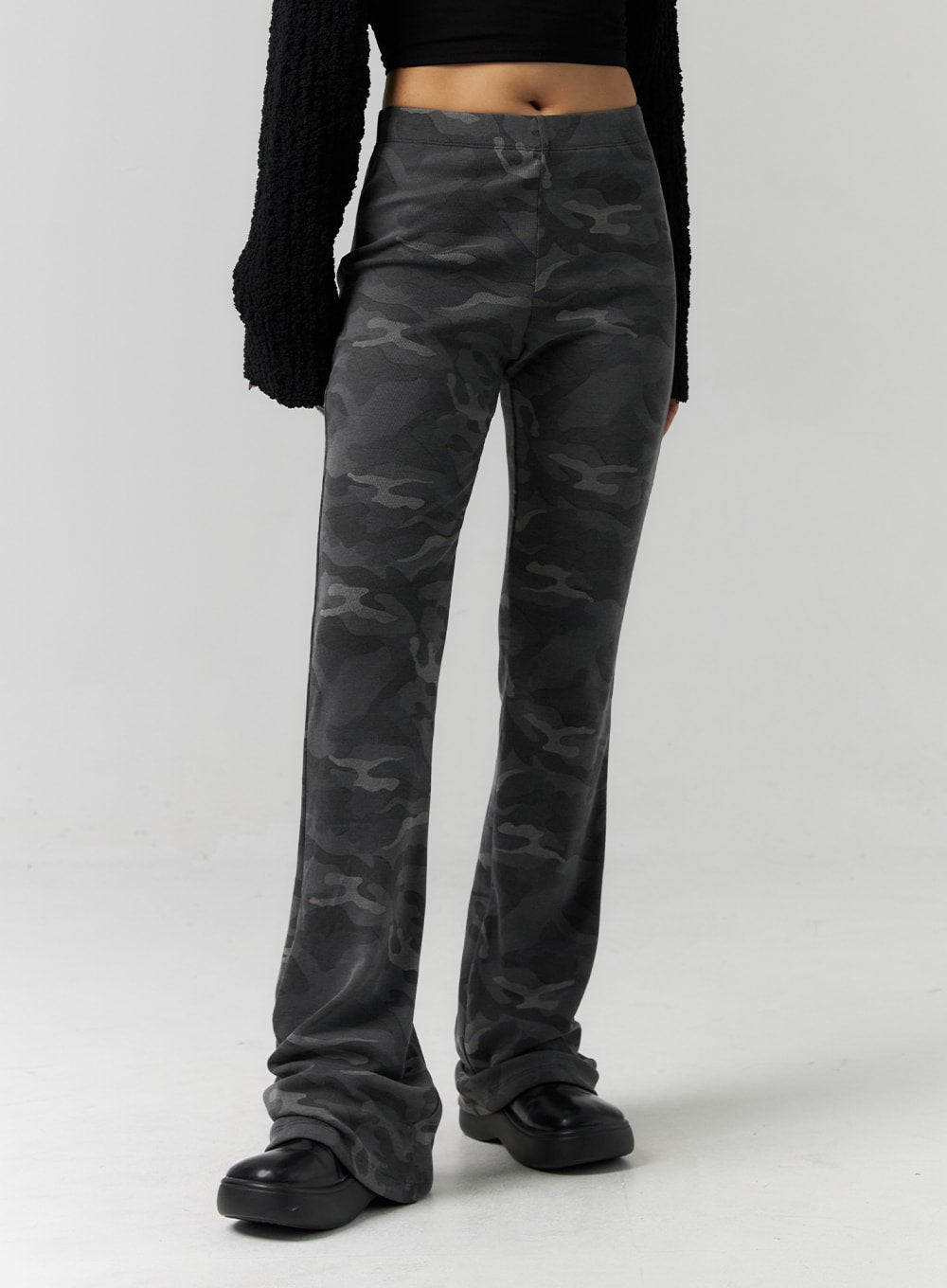 Bootcut Camo Slim Pants CS318