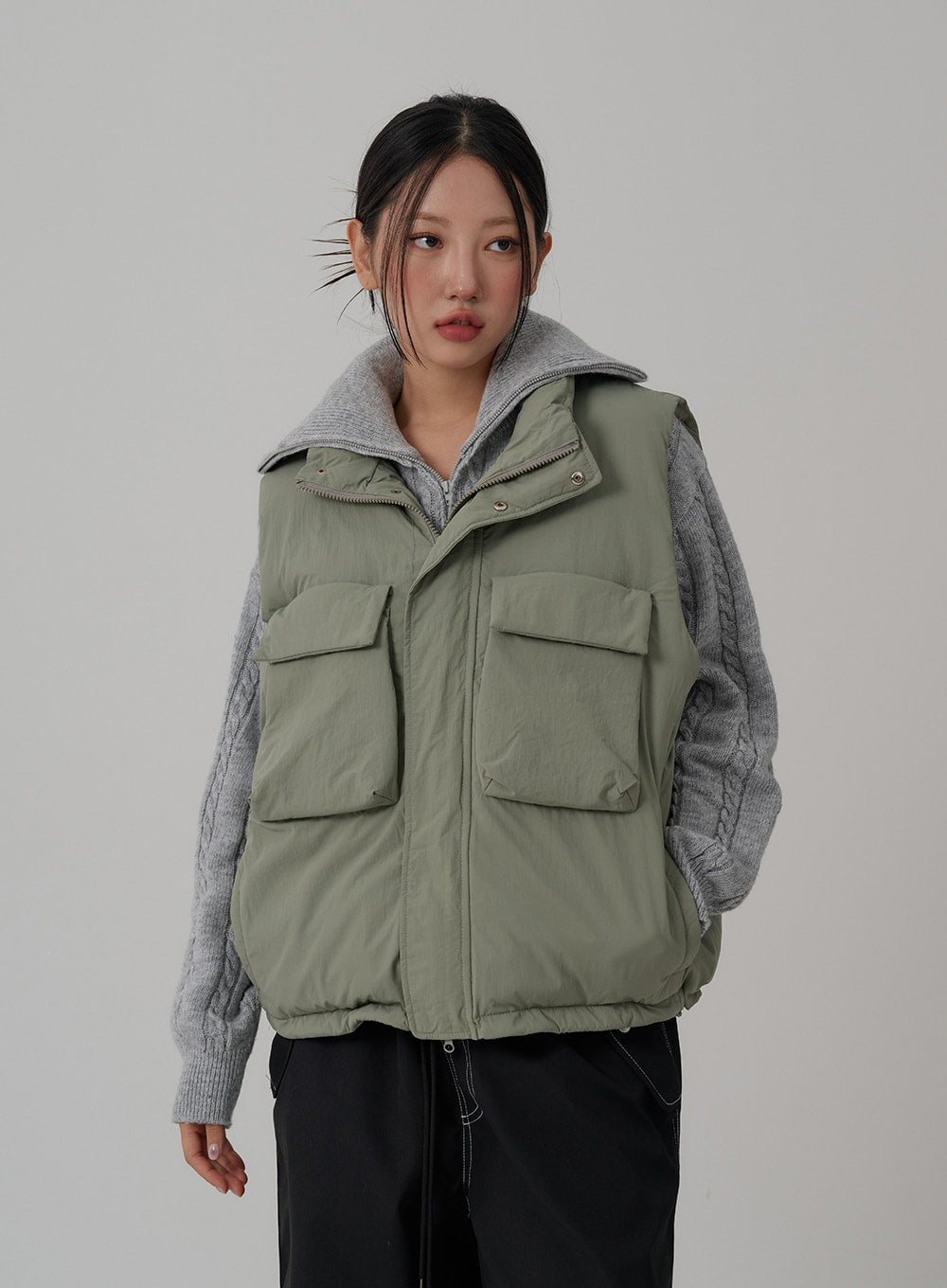 Pocket Puffer Waistcoat Unisex CN01
