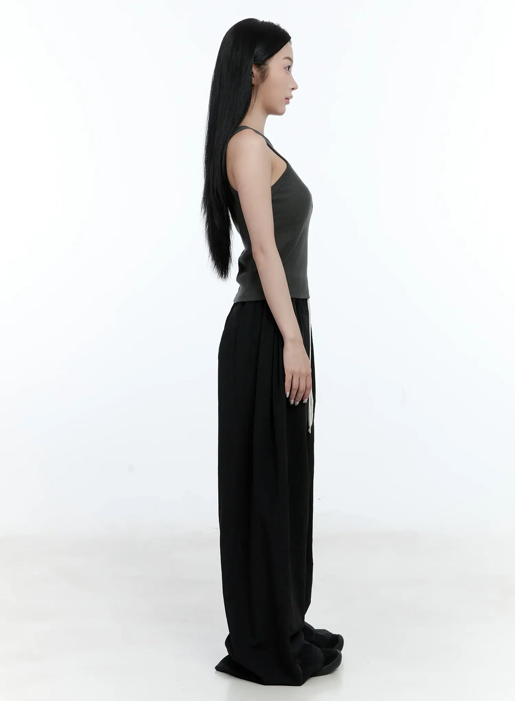 Ribbed Graphic Tank Top CG501