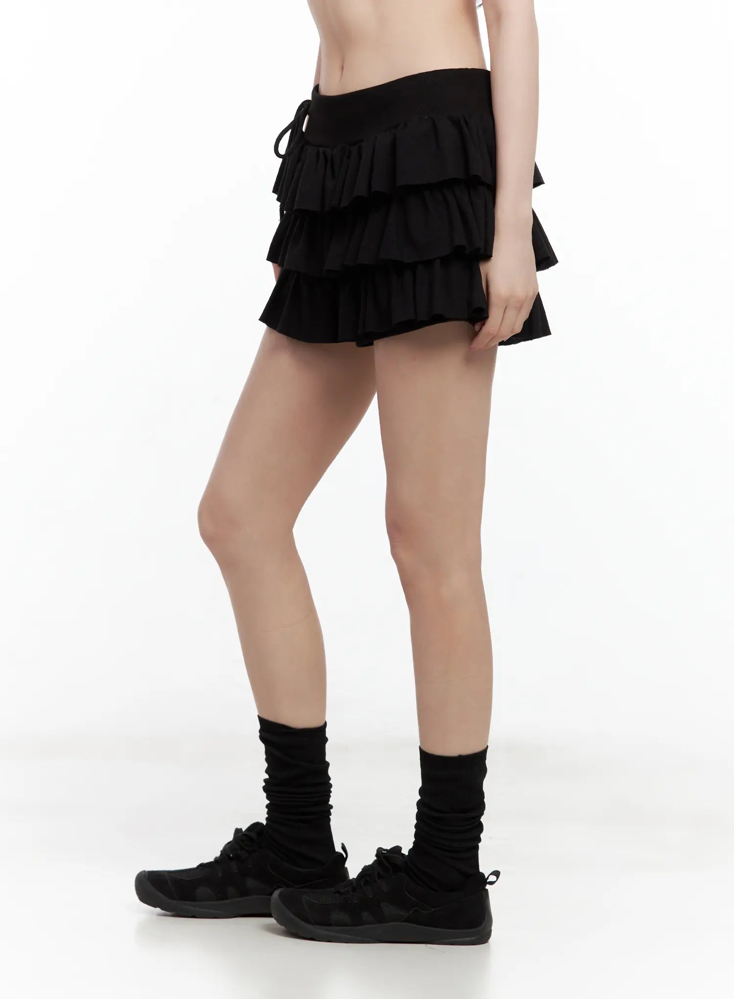 Ruffle Layered Mini Skirt CL501