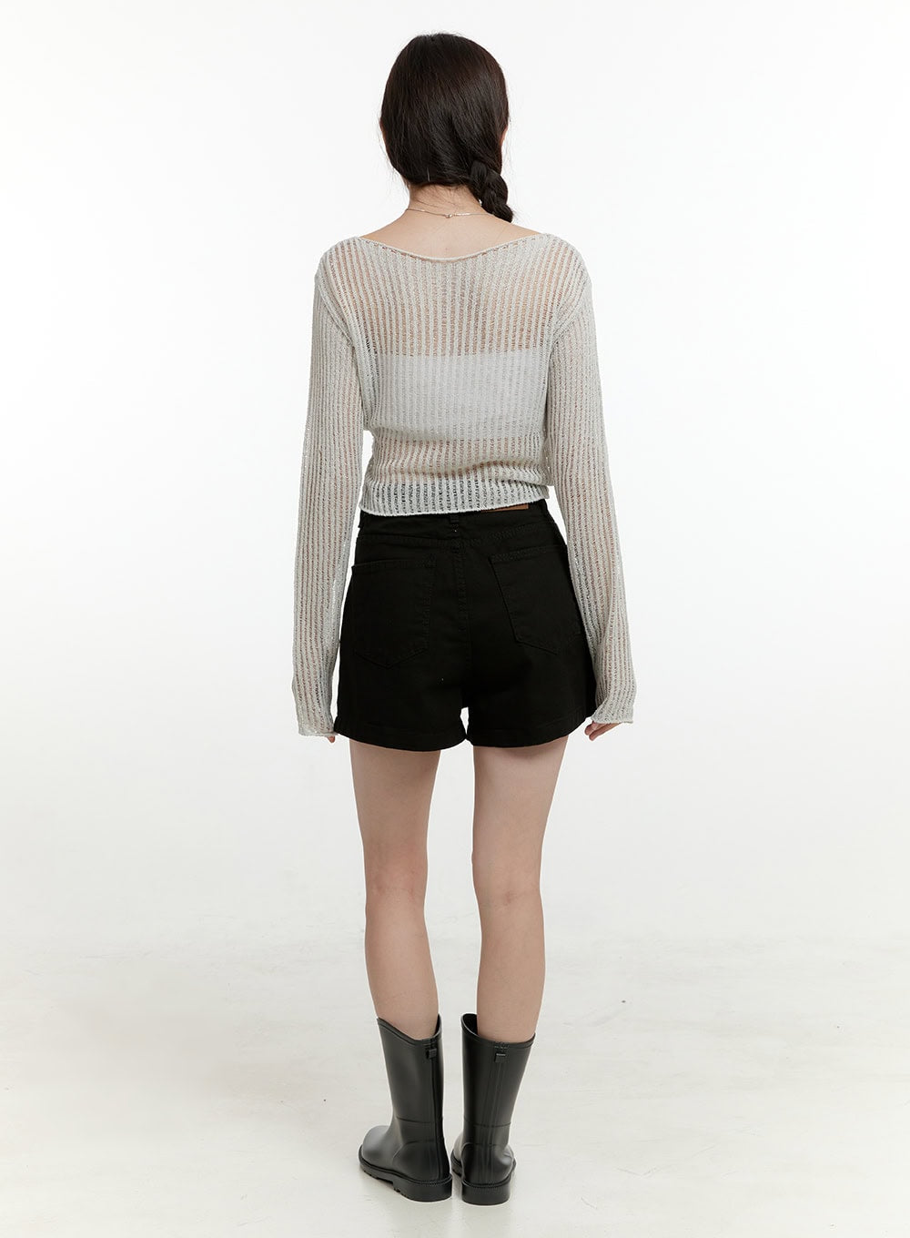 Pintuck Basic Shorts OL423