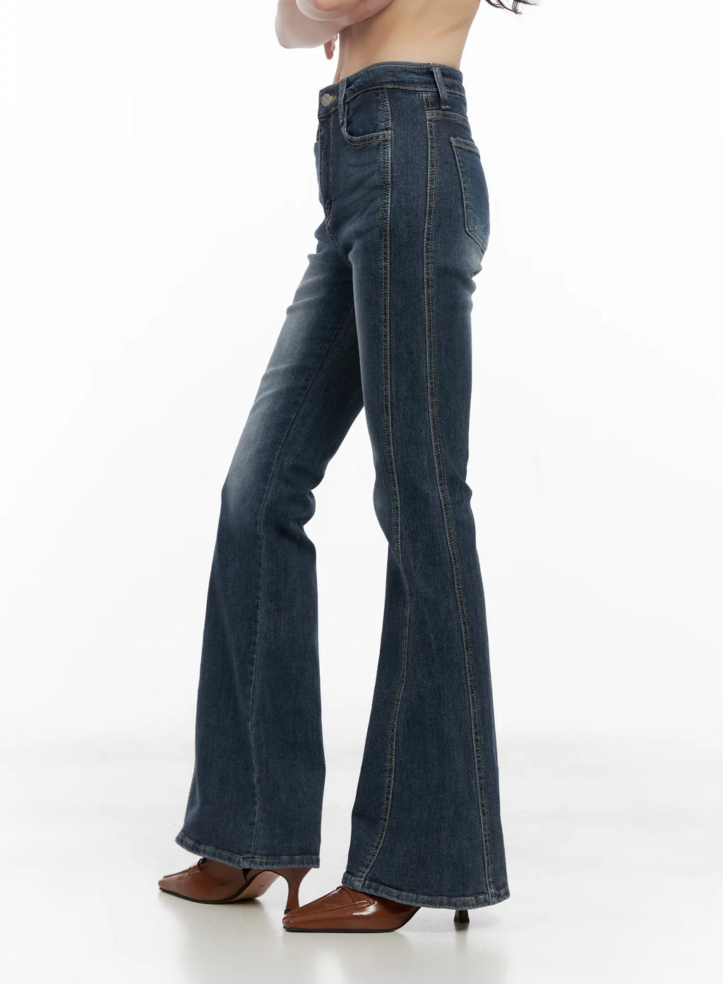Giana High Waist Flare Jeans CG519
