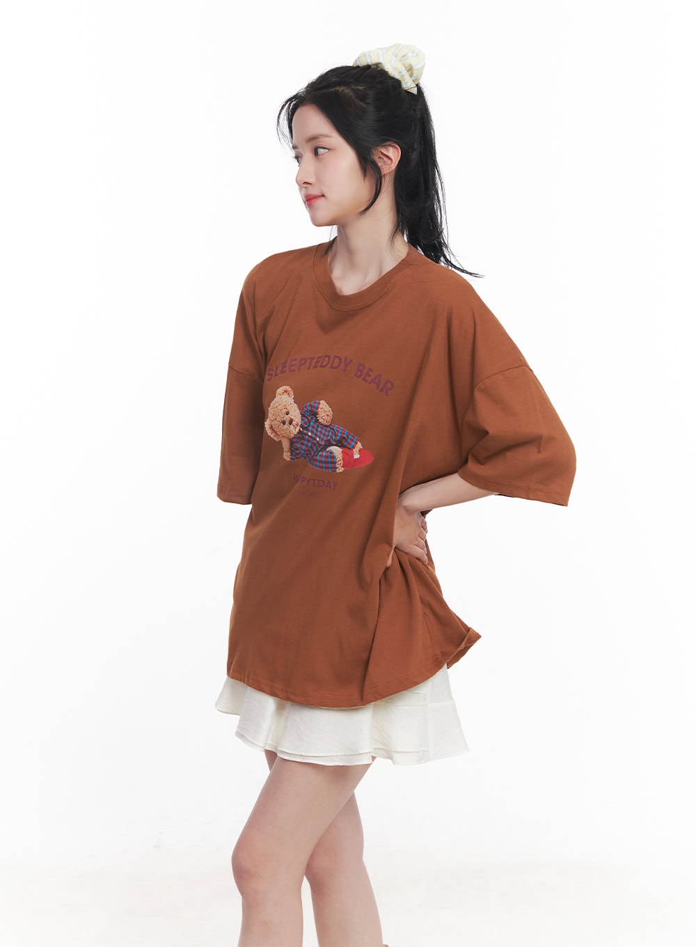 Teddy Graphic Oversize T-Shirt CY526