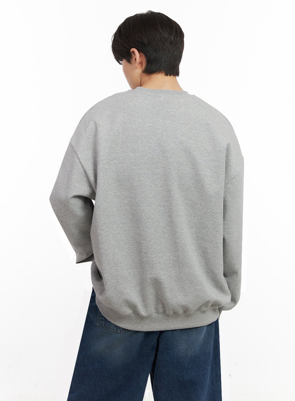 Men's Oversized 9 Graphic Crew Neck IJ517