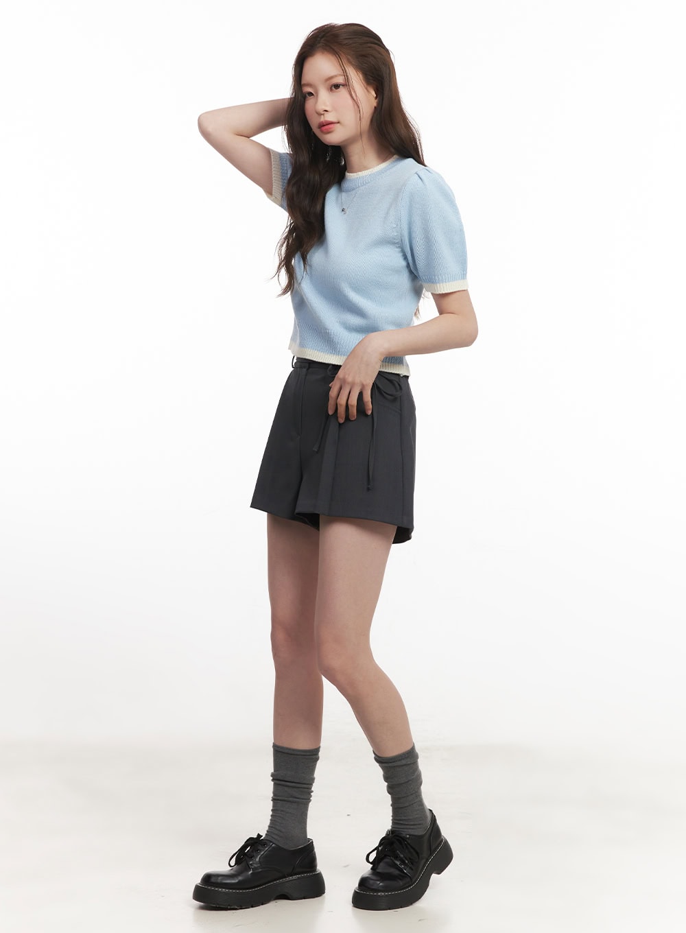 Cozy Half-Sleeve Sweater CA502