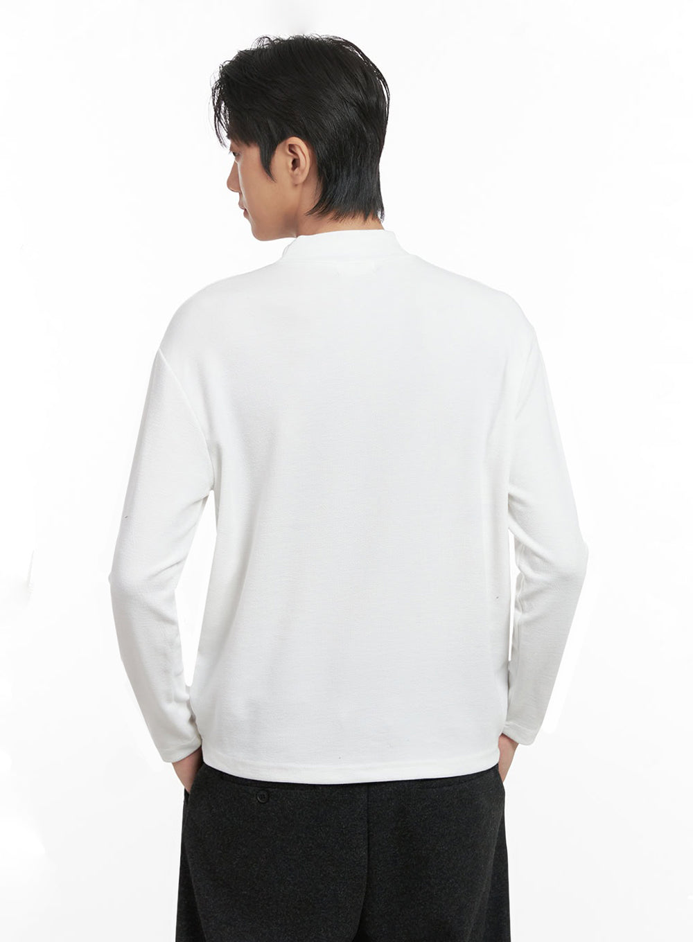Men's Mock Neck Sweater ID406