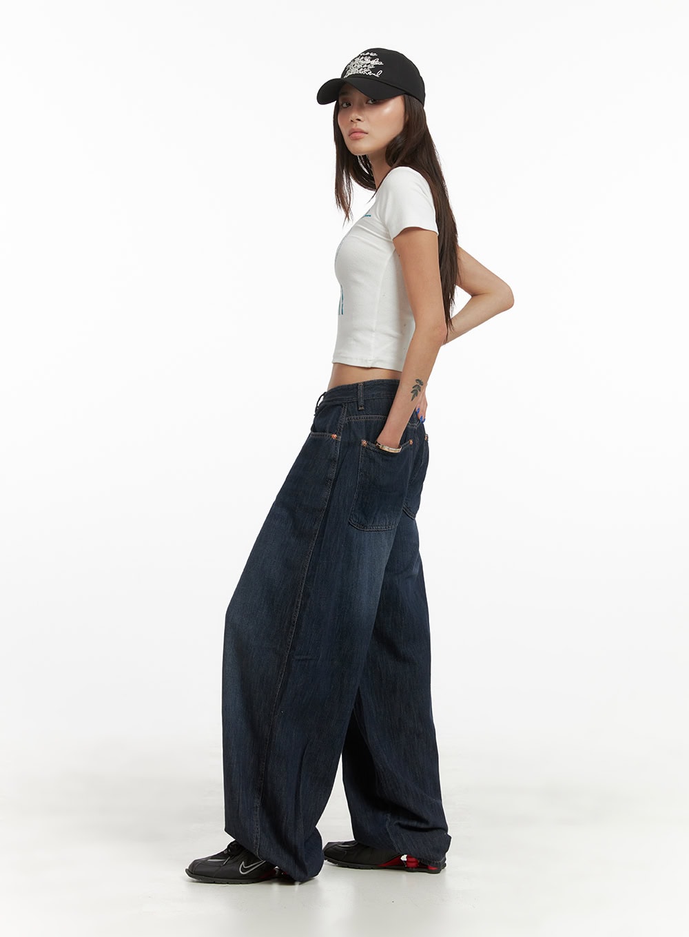 Wide Fit Baggy Jeans CY423
