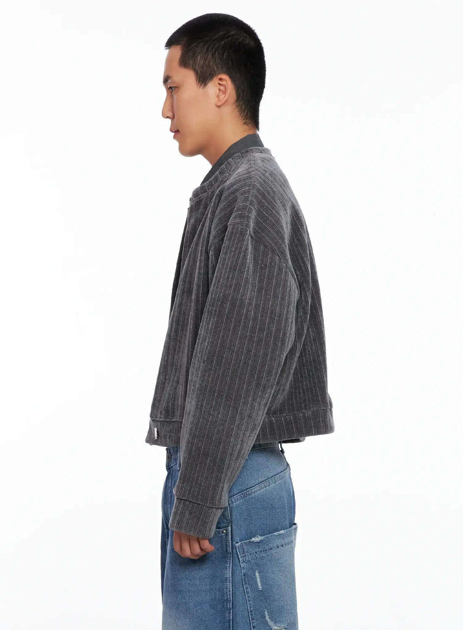 Men's Velvet Crop Jacket IS510
