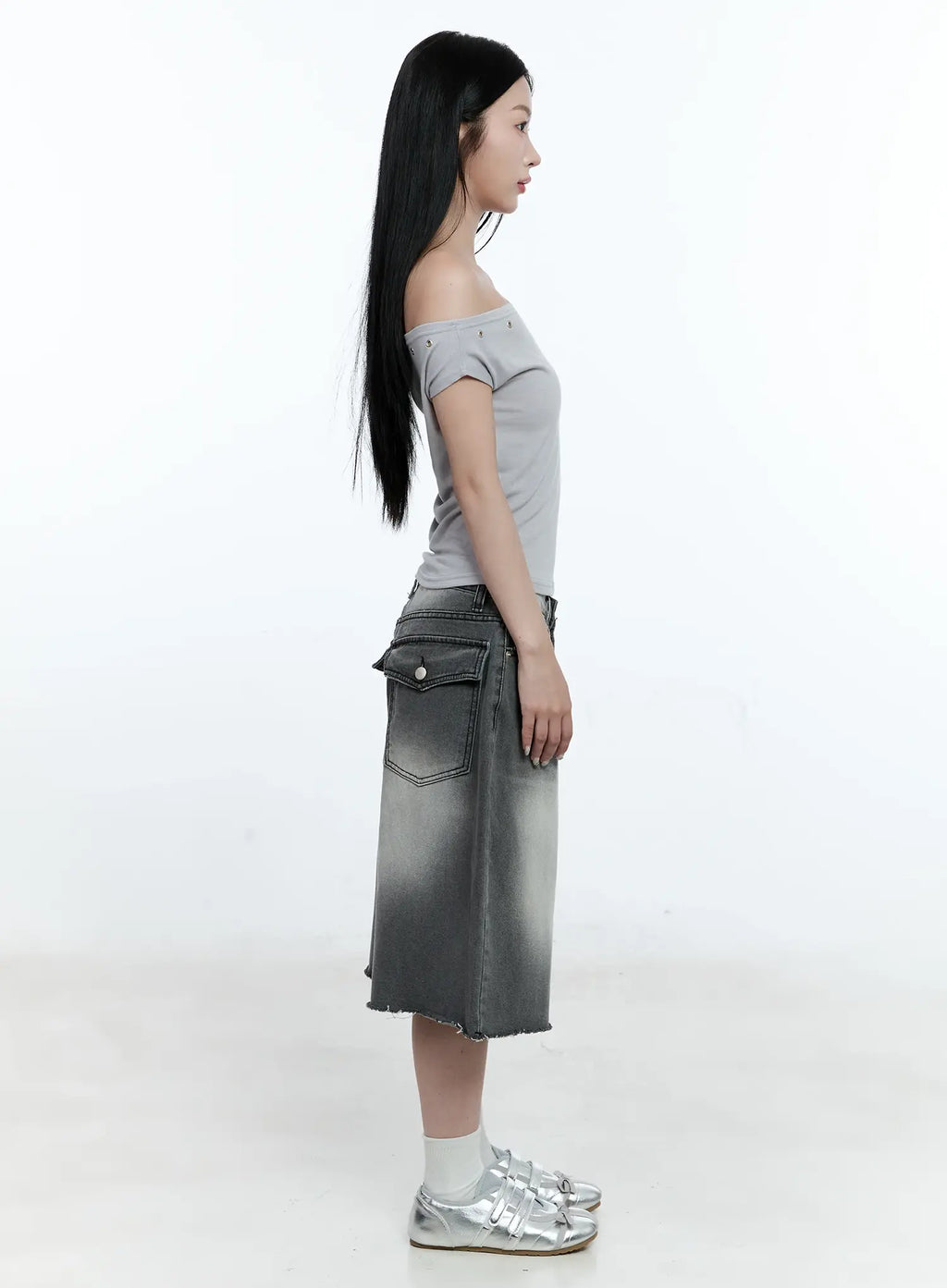 Asymmetric Studded Top CG511