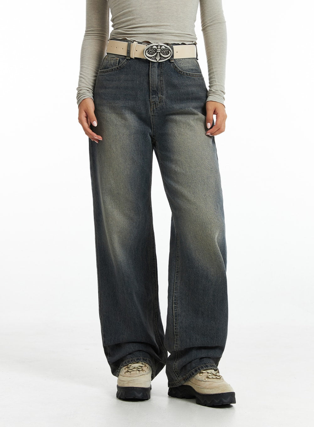 Retro Revival Palazzo Jeans CO318