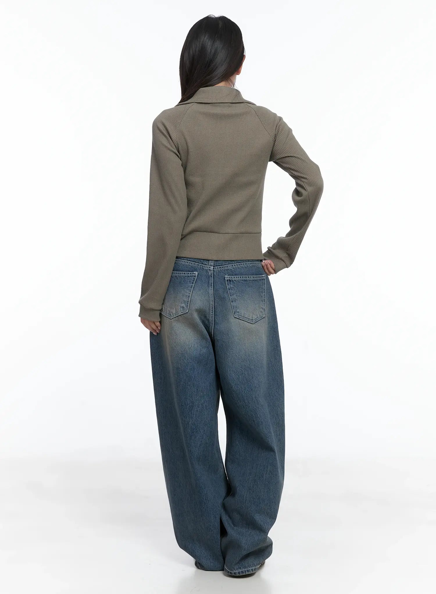 Neriah Vintage Wash Baggy Jeans CS503