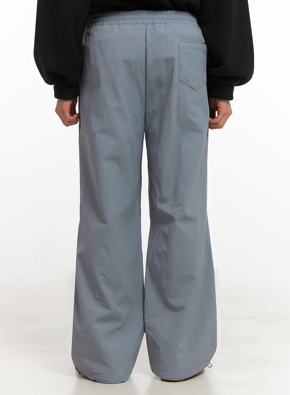 Men's Straight-Leg Solid Pintuck Track Pants ID427