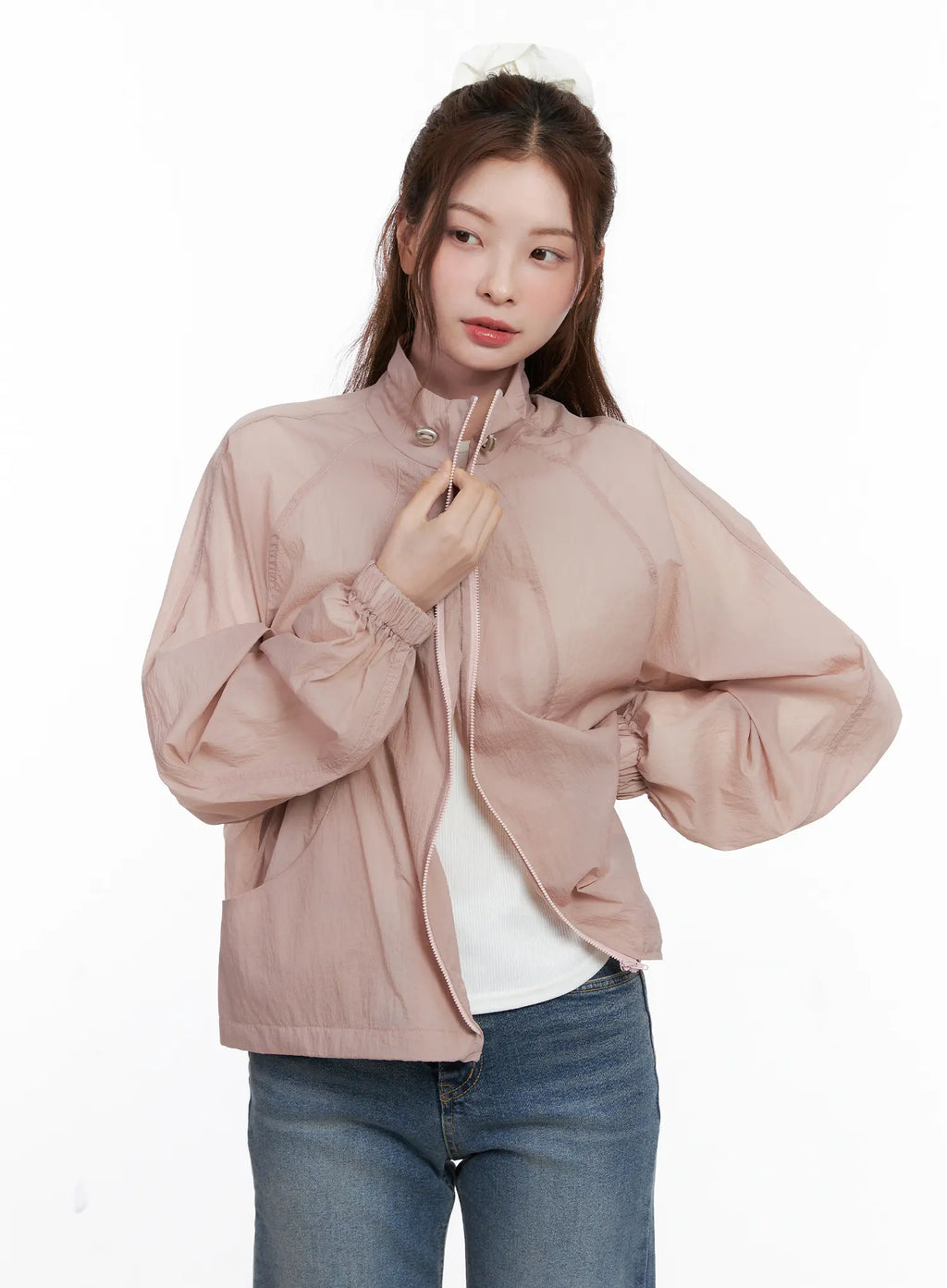 Lightweight Sheer Windbreaker Jacket CG520
