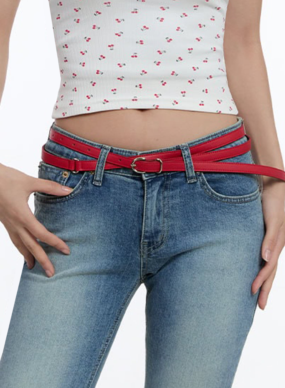 Slim Double Cross Belt IU503