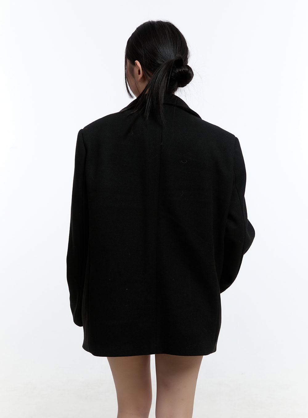 Chic Wool Blend Oversized Blazer CD423