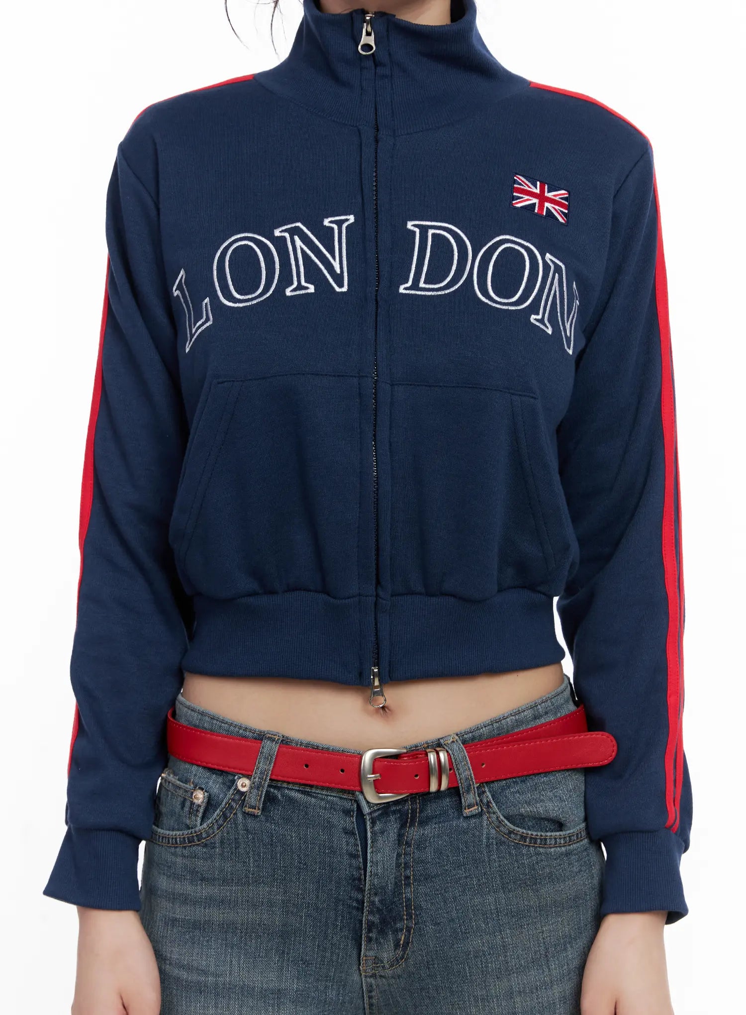 London Contrast Zip-Up Jacket CS510