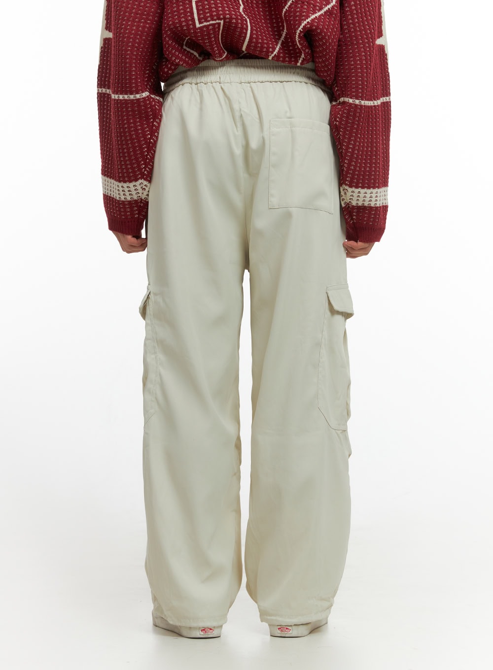 Men's Basic Wide Cargo Pants IO420