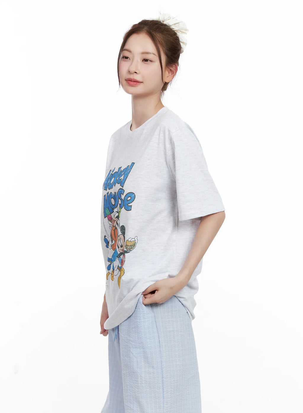Oversized Cartoon Graphic Tee CL524