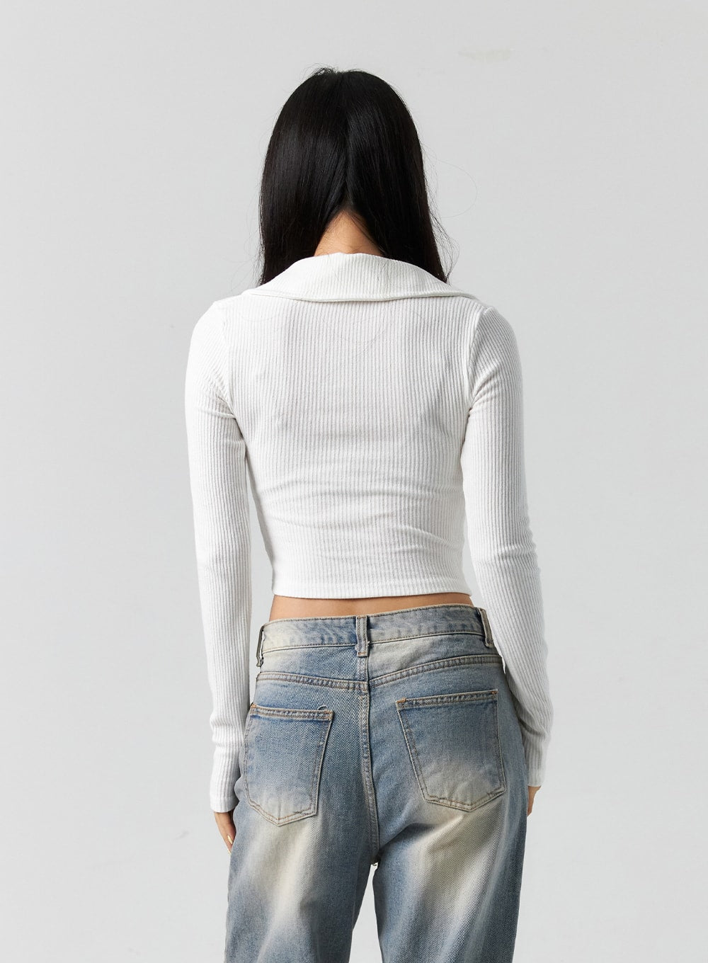 Collar Crop Top CS308