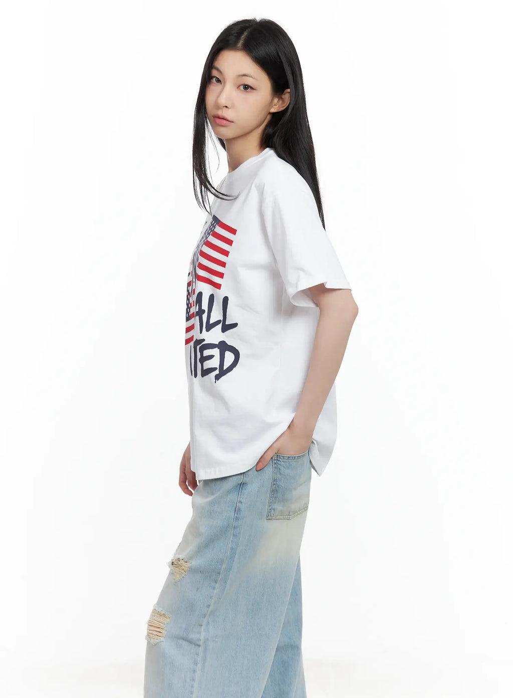 Skater Graphic Oversized Tee CU530