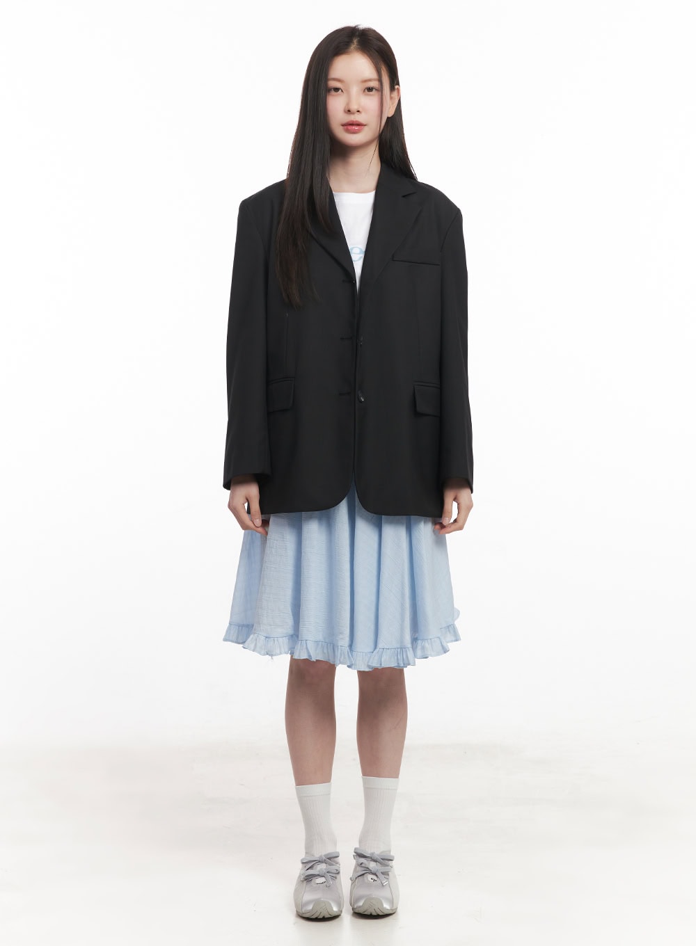 Essential Oversize Blazer Jacket IY509